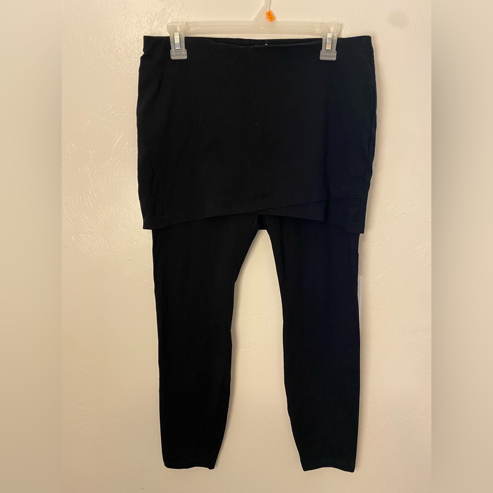 Cabi black skirt with leggings - never worn but washed so no tags